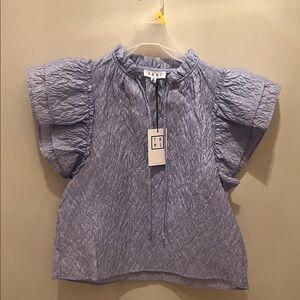 (NWT) THML Lavender Crinkle Blouse